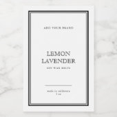 ブランド製品のクラシック黒い製品ラ縁どベルを追加する ワインラベル (シングルラベル)