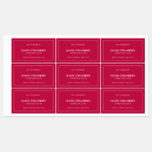 ブランド製品の色カスタム製品ラモダンベルの追加 ラベル (シート)