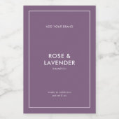 ブランド製品の色カスタム製品ラモダンベルの追加 ワインラベル (シングルラベル)