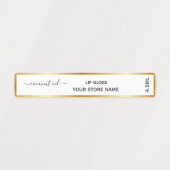 ブランド金ゴールド縁どラベルの追加 ラベル (デザイン1)