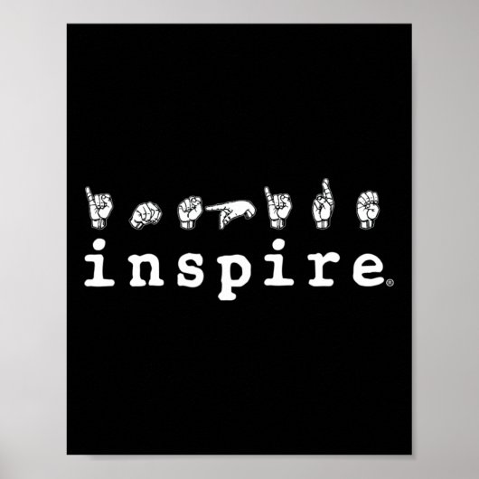 ブランドAsl American Sign Language Looer認識度 ポスター (正面)