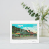 ブランドBBQレストランの外観 ポストカード (スタンド正面)