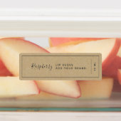 ブランドDark Gray Kraft製品縁どの追加 ラベル (貼付)