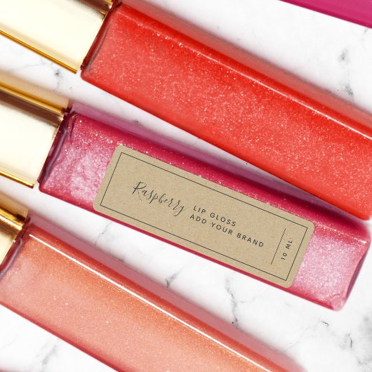 ブランドDark Gray Kraft製品縁どの追加 ラベル