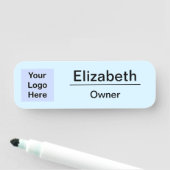 ブランドSmall Business Blueロゴはこちら 名札 (インサイチュ)