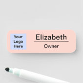 ブランドSmall Business Peachロゴはこちら 名札 (インサイチュ)