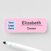 ブランドSmall Business Pinkロゴはこちら 名札 (インサイチュ)