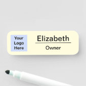 ブランドSmall Business Yellowロゴはこちら 名札 (インサイチュ)