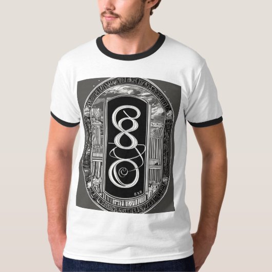 ブランドTシャツのロゴを作成する Tシャツ (正面)