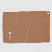 ブランパーソナライズされたゴルフタオル ゴルフタオル (横)