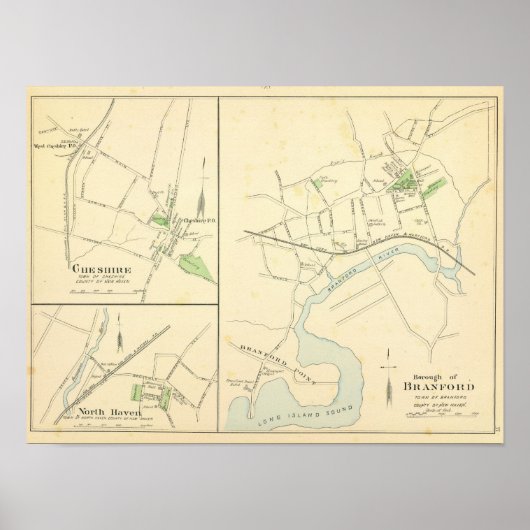 ブランフォード、チェシャ、Nヘブン ポスター (正面)