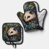 ブランブルのオポッサム 鍋つかみ&鍋敷きセット (正面/裏面)