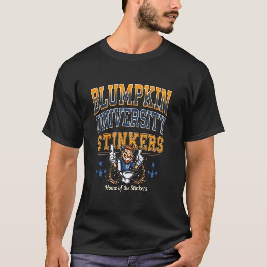 ブランプキン大学スタンカーズ おもしろカレッジパロディ Tシャツ (正面)