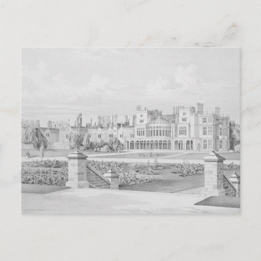 ブランプトンパーク、ハンティンドンシャー、1852年 ポストカード (正面)