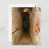 ブラン城、トランシルヴァニア、階段 ポストカード (正面/裏面)