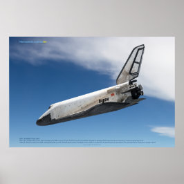 ブラン宇宙往還機が雲を抜ける ポスター
