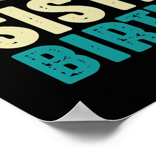 ブラーイッティシスターの誕生日おもしろいシスター ポスター (角)