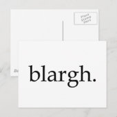 ブラーグ ポストカード (正面/裏面)