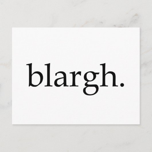 ブラーグ ポストカード (正面)