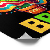 ブラーシンコデマヨメキシコパーティーダビングサボテン ポスター (角)