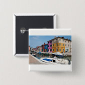 ブラーノ色の家 缶バッジ (正面&裏面)