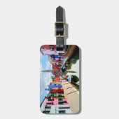 ブラーノ，イタリイタリアンアカラフルハウス&ボートカナル ラゲッジタグ (正面縦)