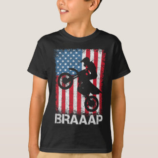 ブラープ ヴィンテージ アメリカ アメリカ国旗 Tシャツ モトクロス ダート