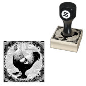 ブラーマファンシーー:ダーク・ルースター ラバースタンプ (押印)