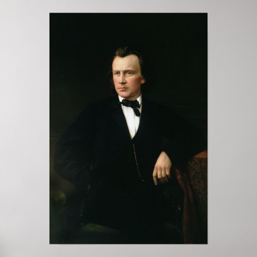 ブラームス、1860年 ポスター (正面)