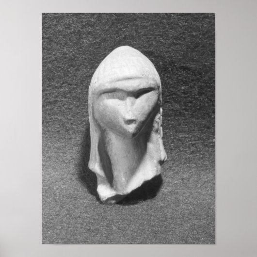 ブラームリーのビーナスとして知られる女性の頭 ポスター (正面)