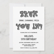 ブラ入った？スイミングプールパーティーボーイ誕生日