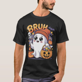 ブラ幽霊ハッピーハローウィントリックアトリートカボチャ Tシャツ