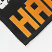 ブラ幽霊ハロウィーンかわいい幽霊のトリックまたはトリートカバー フリースブランケット (角)