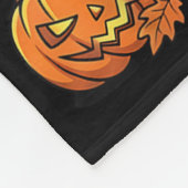 ブラ幽霊ハロウィーンかわいい幽霊のトリックまたはトリートカバー フリースブランケット (角)