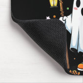 ブラ幽霊ハロウィーンかわいい幽霊のトリックまたはトリートカバー マウスパッド (コーナー)