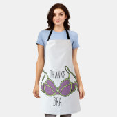 ブラ感謝していー エプロン (着用した状態)