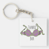 ブラ感謝していー キーホルダー (正面)