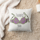 ブラ感謝していー クッション (ブランケット)