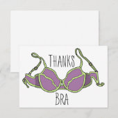 ブラ感謝していー サンキューカード (正面/裏面)