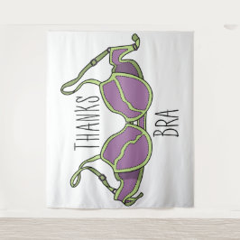 ブラ感謝していー タペストリー