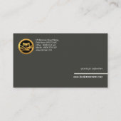 ブラ素晴らしックエレガントくもの巣セキュリティ 名刺 (裏面)