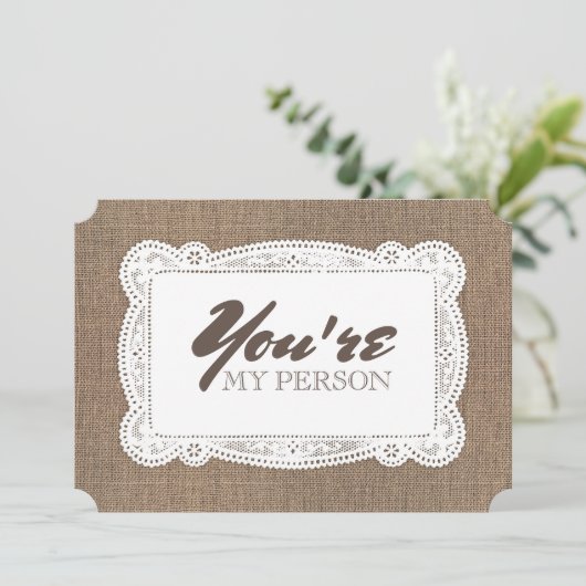 ブラ素朴イデおもしろいスメイド/メイド・オブ・オーナー(花嫁付き添い人)提案 招待状 (スタンド正面)