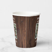 ブラ素朴ウン・ウッカスタムド・写真MR&MRS 結婚 紙コップ (右)