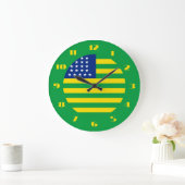 ブラ統一されたジルの時計の州 ラージ壁時計 (ホーム)