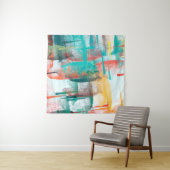 ブラ絵画シ。キャ芸術的ンバスミックスユニーク型枠O タペストリー (インサイチュ(横))