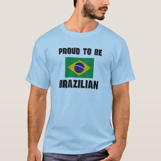 ブラ誇りを持ったジル人 Tシャツ (正面)