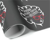 ブラ誇りを持ったック·クイーン博士号卒業 ラッピングペーパー (ロールコーナー)