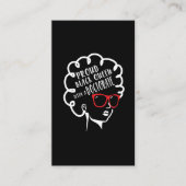 ブラ誇りを持ったック·クイーン博士号卒業 名刺 (正面)