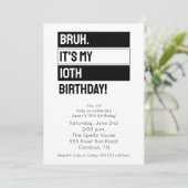 ブラ誕生日招待状 シーズンカード (スタンド正面)