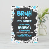 ブラ誕生日 招待状 (スタンド正面)